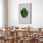 Scent Circle Leaf Botanical Canvas Print