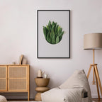 Scent Circle Leaf Botanical Canvas Print