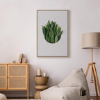 Scent Circle Leaf Botanical Canvas Print