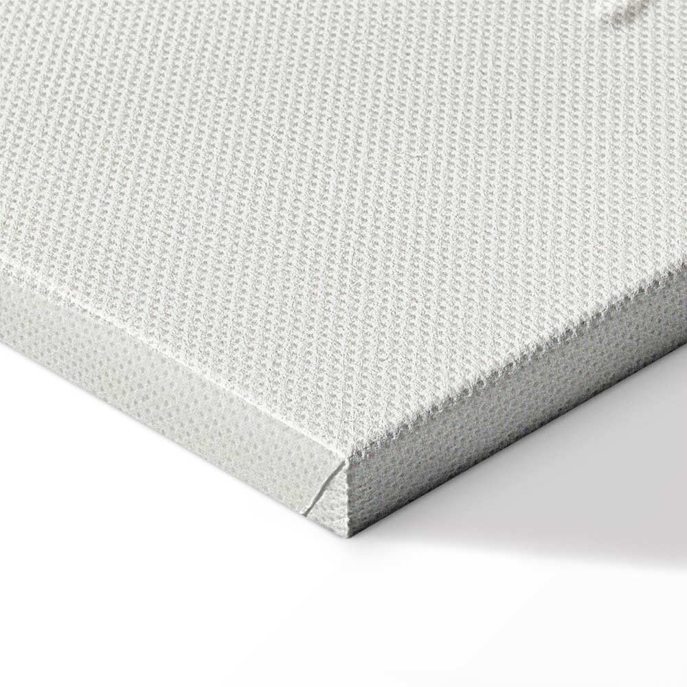 Bright Monstera Leaves Vertical Canvas Print