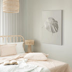 Bright Monstera Leaves Vertical Canvas Print