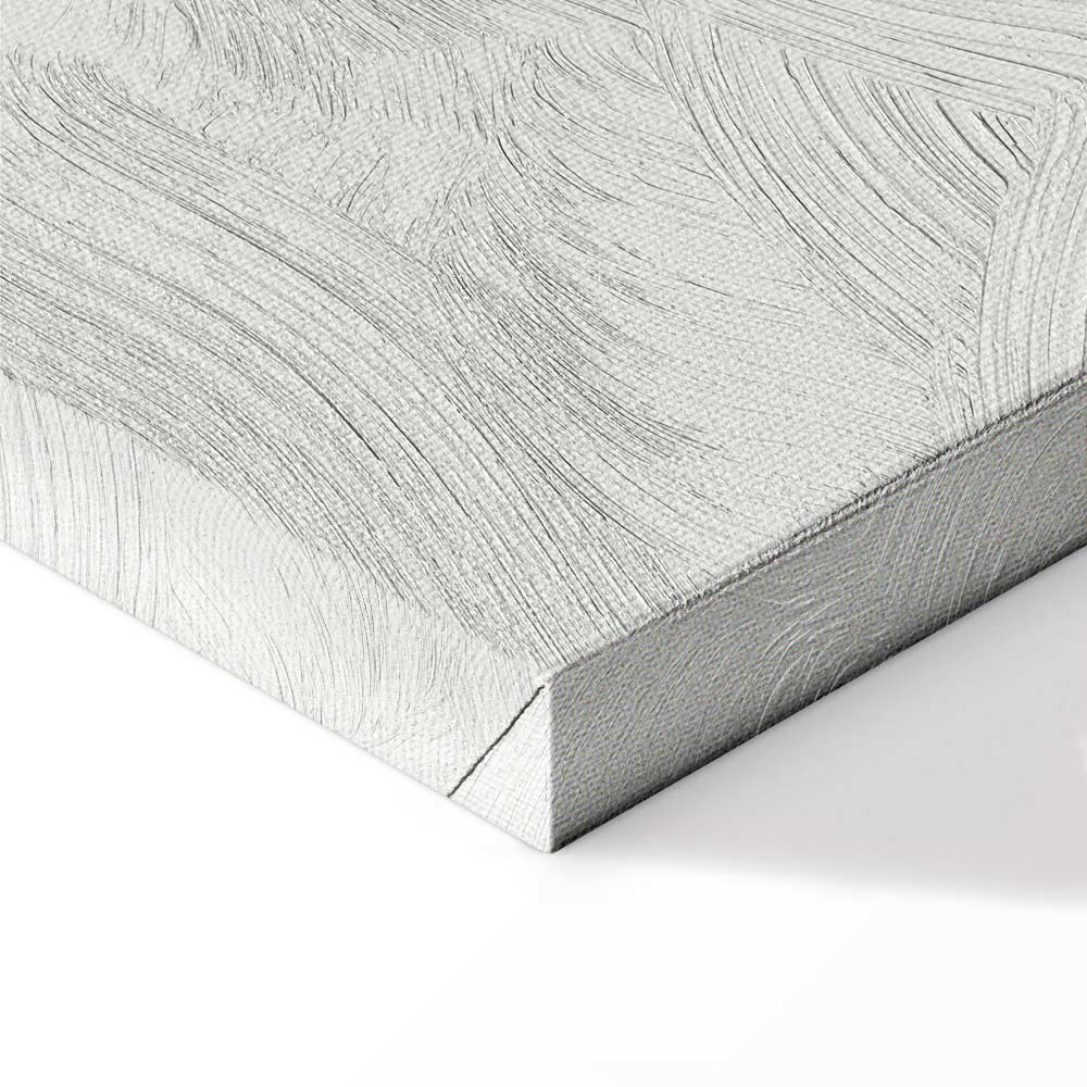 Bright Monstera Leaves Vertical Canvas Print