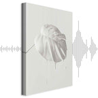 Bright Monstera Leaves Vertical Canvas Print