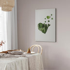 Love Ivy Green Leaves Vertical Canvas Print