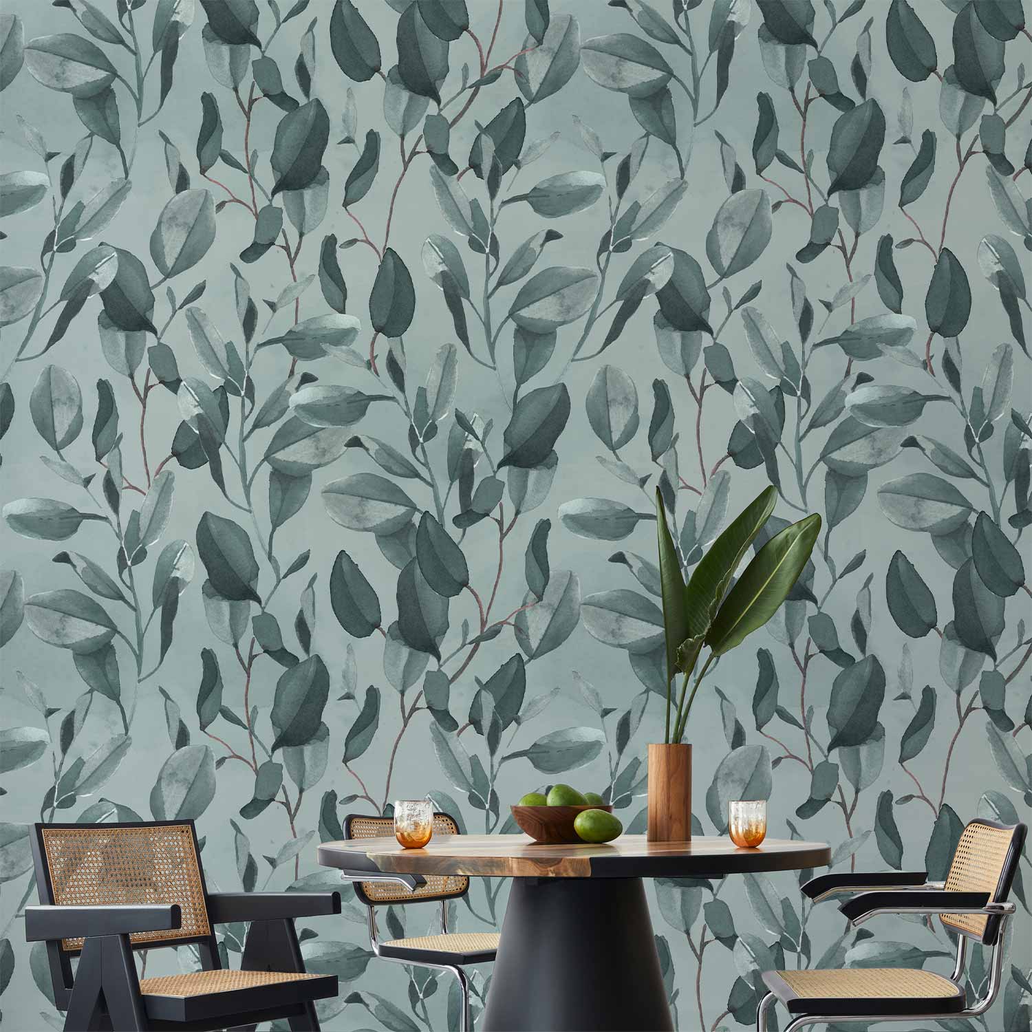 Wall Mural Tangled Nature Leaves