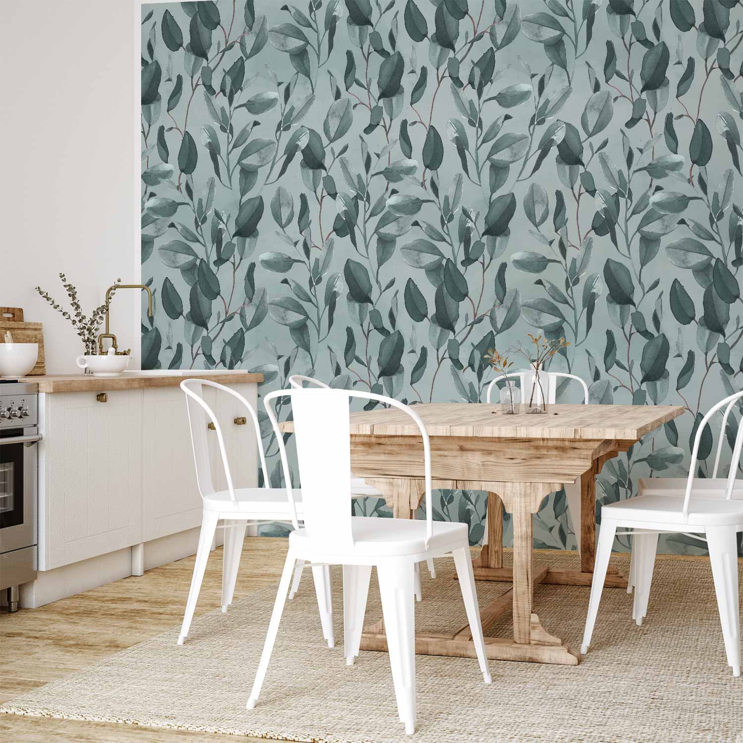 Tangled Leaves Nature Wall Mural