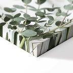 Eucalyptus Leaves Botanical Vertical Canvas Print