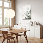 Eucalyptus Leaves Botanical Vertical Canvas Print