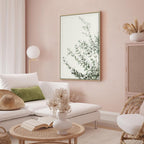 Eucalyptus Leaves Botanical Vertical Canvas Print