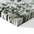 Eucalyptus Leaves Botanical Vertical Canvas Print