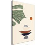 Leinwanddruck Vertikale Blätter