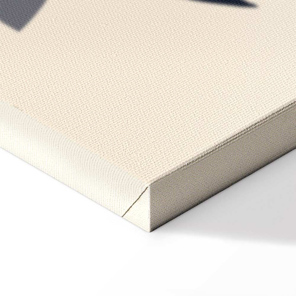 Sunny Terrace Plants Vertical Canvas Print