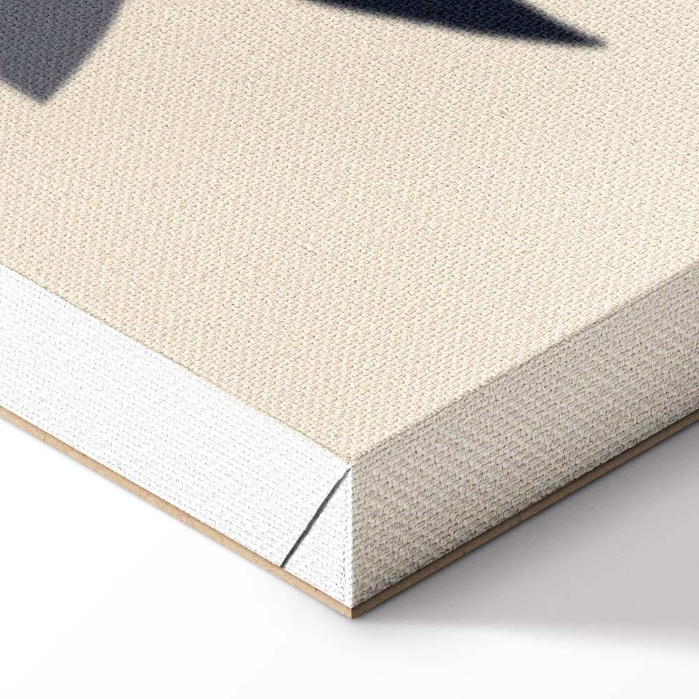 Sunny Terrace Plants Vertical Canvas Print