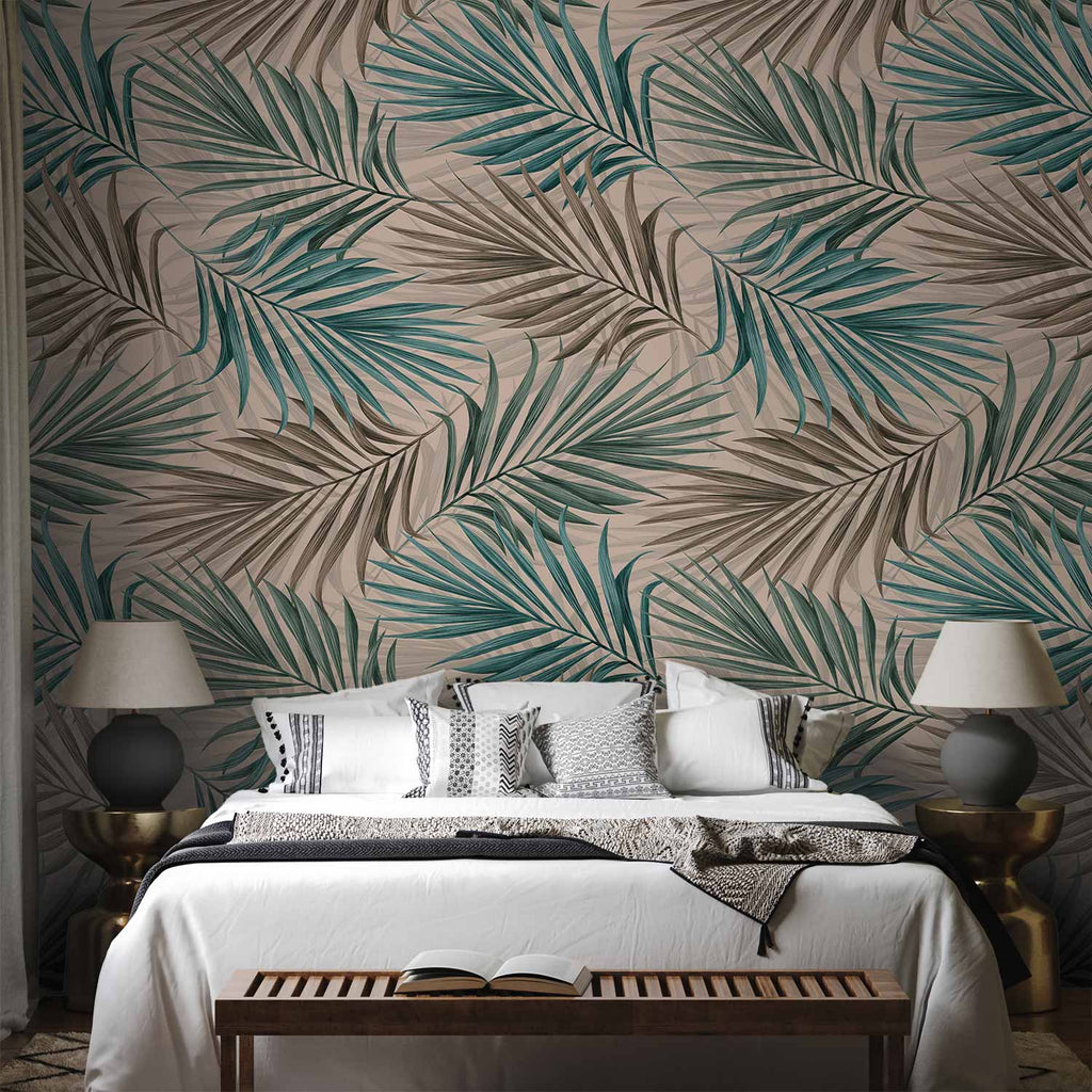 Leaf Chasing Botanical Wall Mural