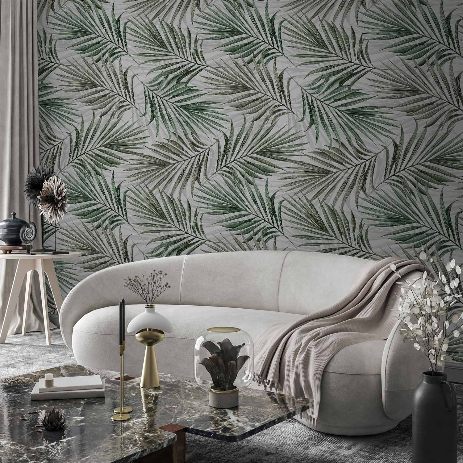 Wall Mural Leaf Chasing Leaves Design