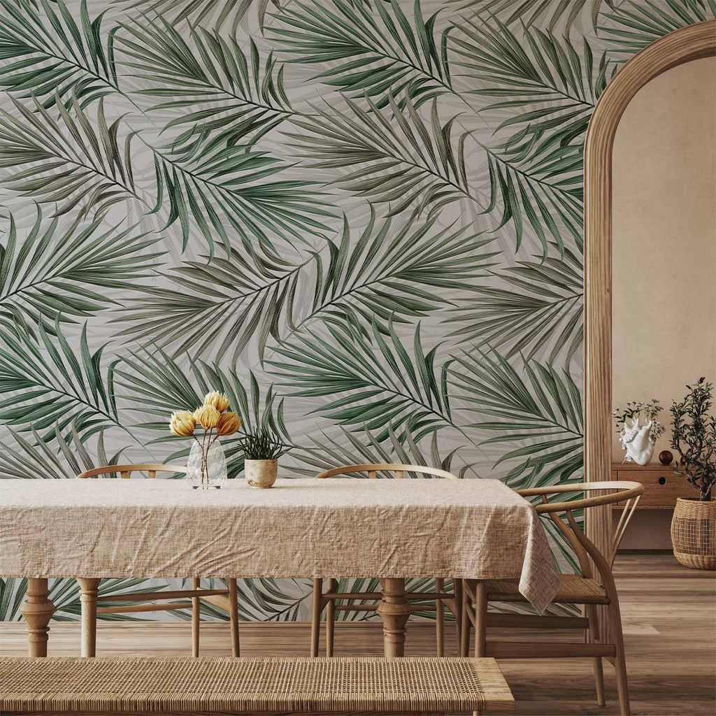 Wall Mural Leaf Chasing Leaves Design