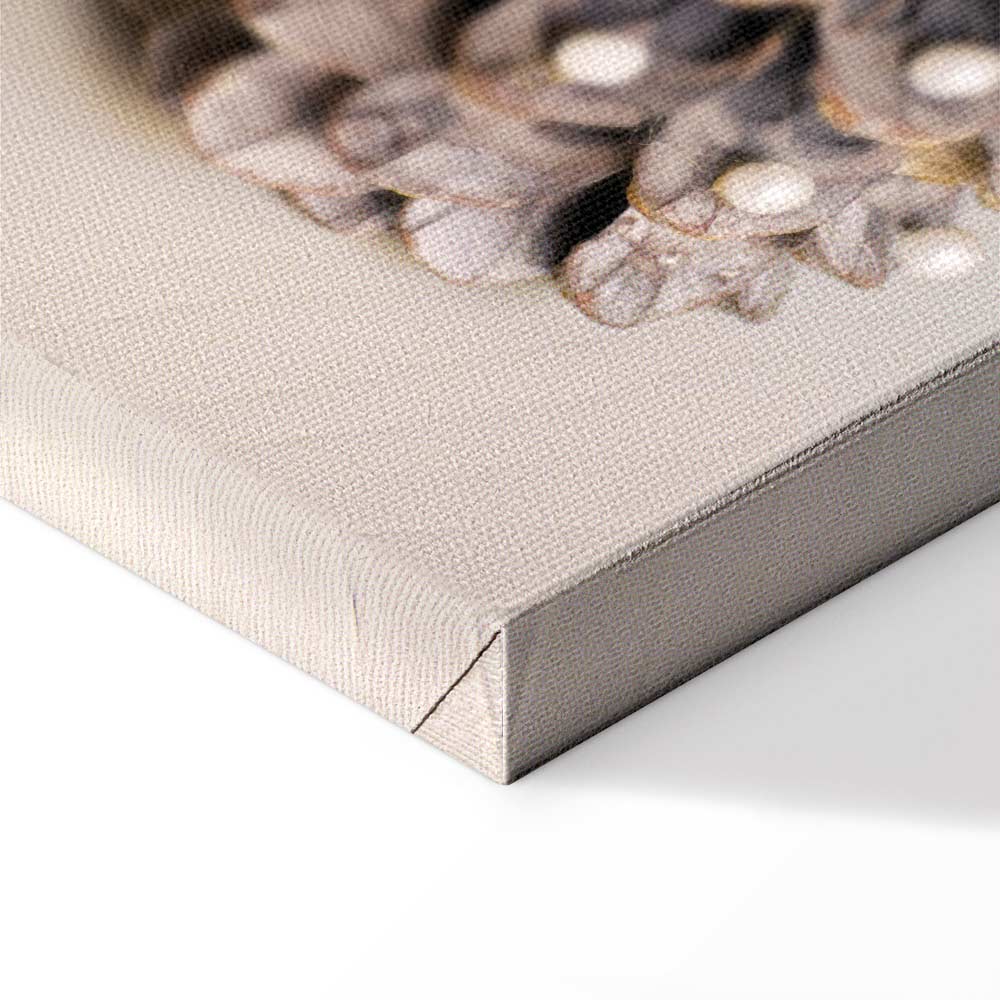 Christmas Leaves Vertical Canvas Print