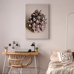 Christmas Leaves Vertical Canvas Print