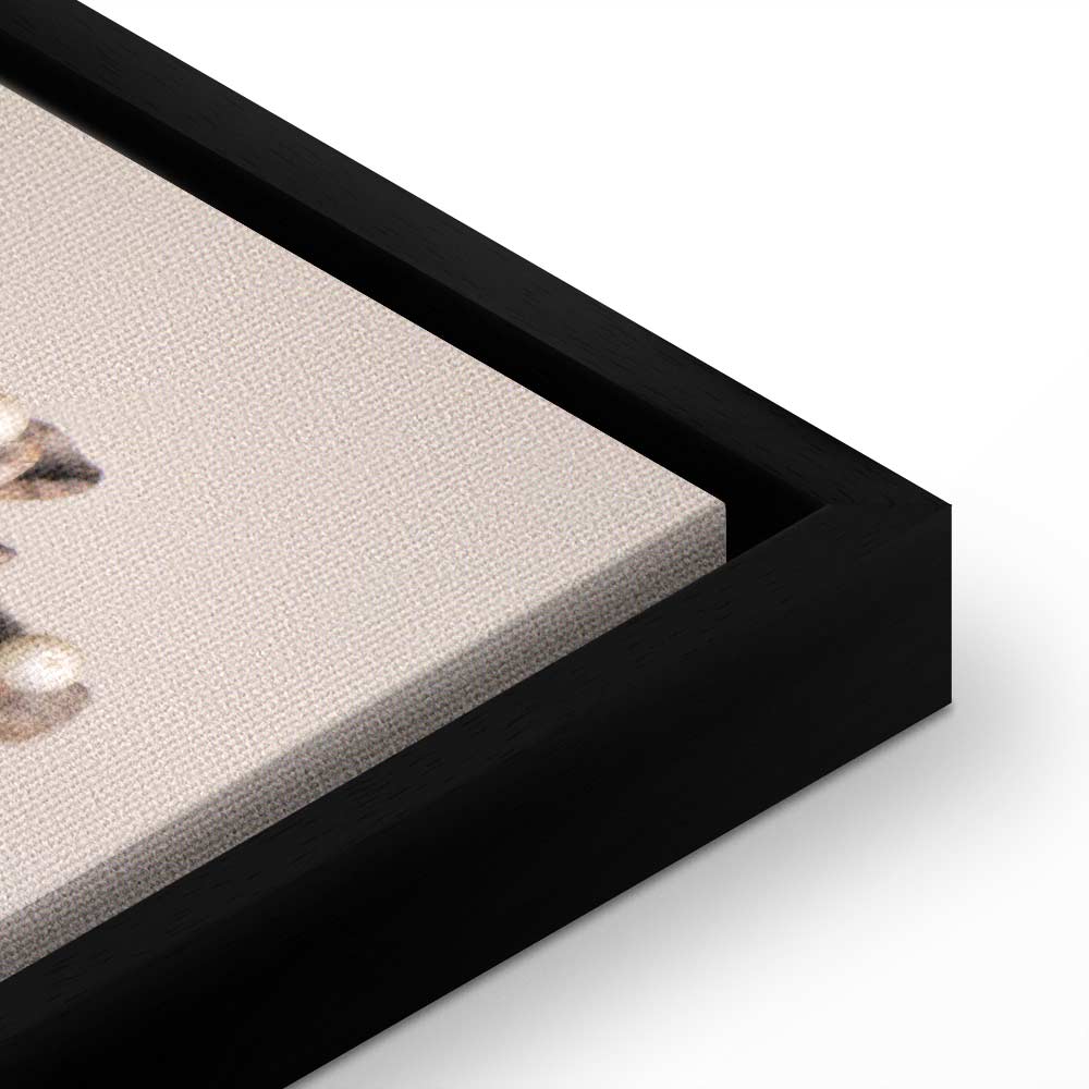 Christmas Leaves Vertical Canvas Print