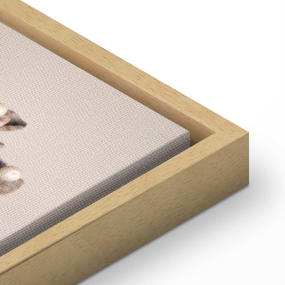 Christmas Leaves Vertical Canvas Print