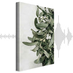 Christmas Mistletoe Botanical Canvas Print