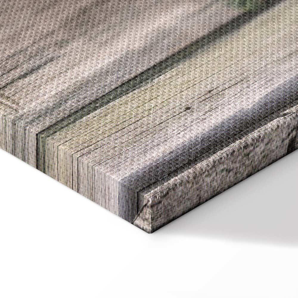 Christmas Wreath Floral Vertical Canvas Print