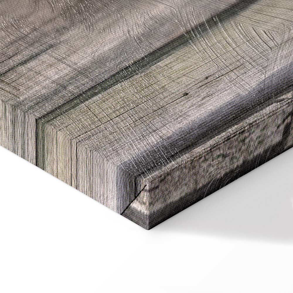 Christmas Wreath Floral Vertical Canvas Print