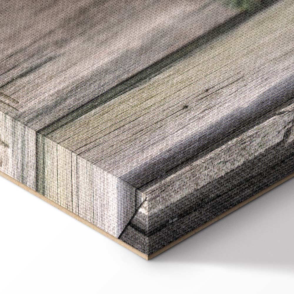 Christmas Wreath Floral Vertical Canvas Print