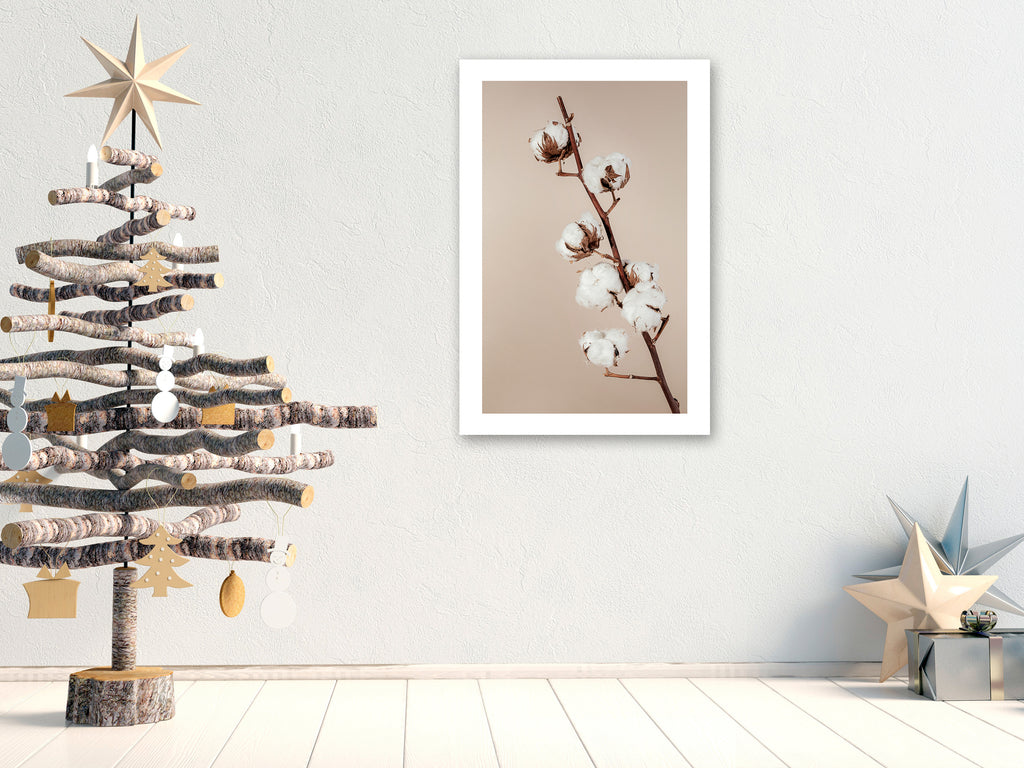 Canvas Print - Softness of Cotton (1 Part) Vertical