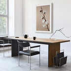 Cotton Flower Botanical Vertical Canvas Print