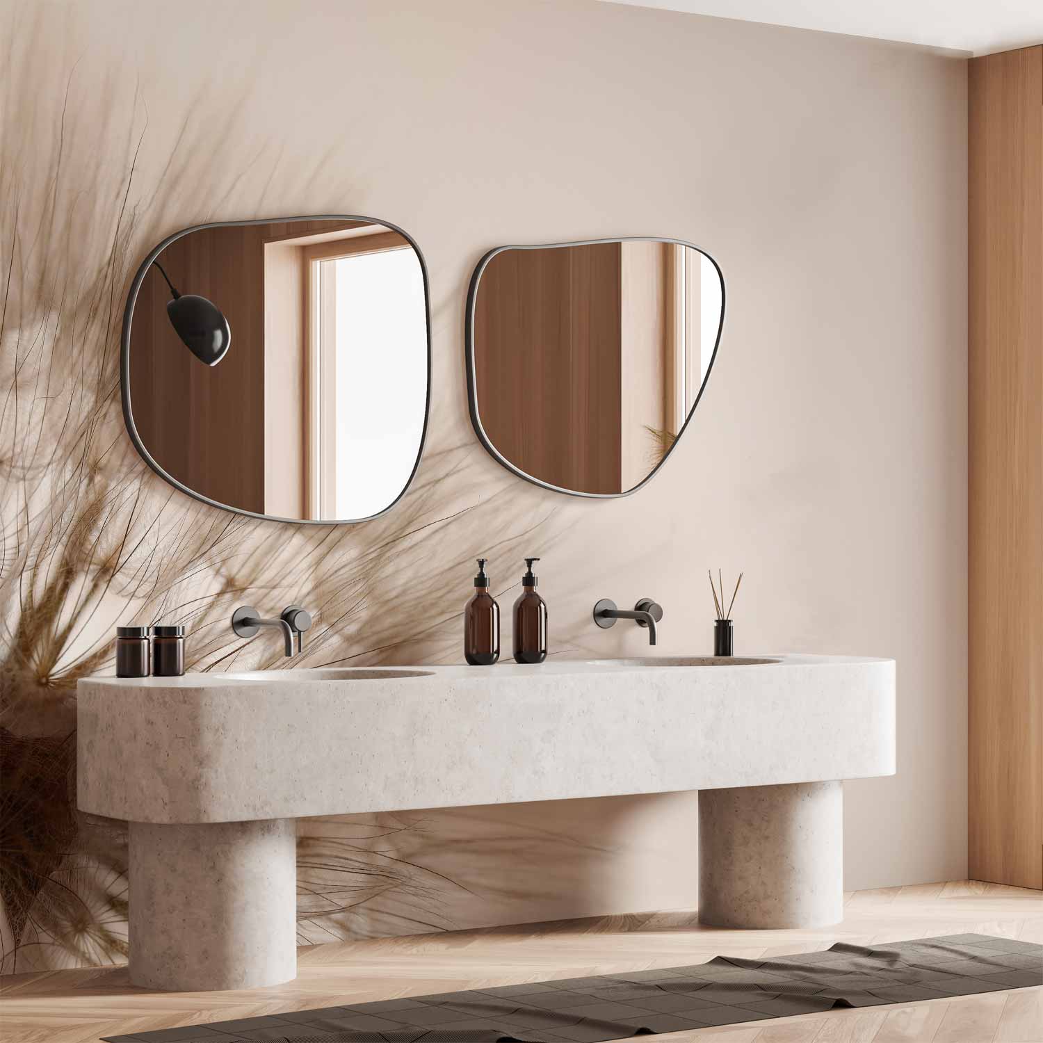 Sepia Blowfly Flower Close-Up Wall Mural