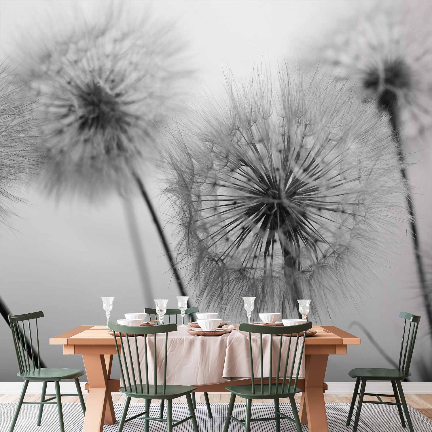 Wall Mural Time for Dandelions - Flowers