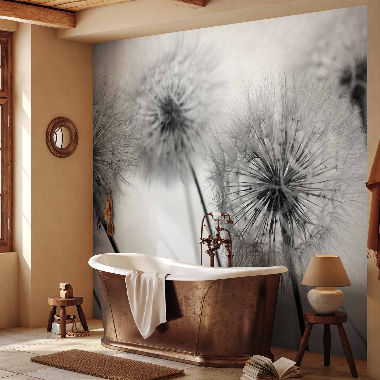 Dandelion Floral Nature Wall Mural
