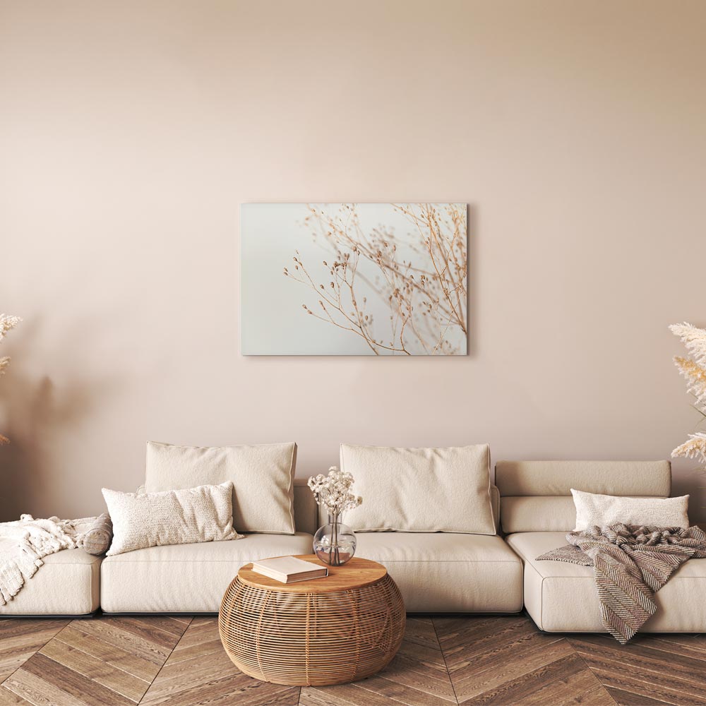 Minimalist Twig Nature Canvas Print