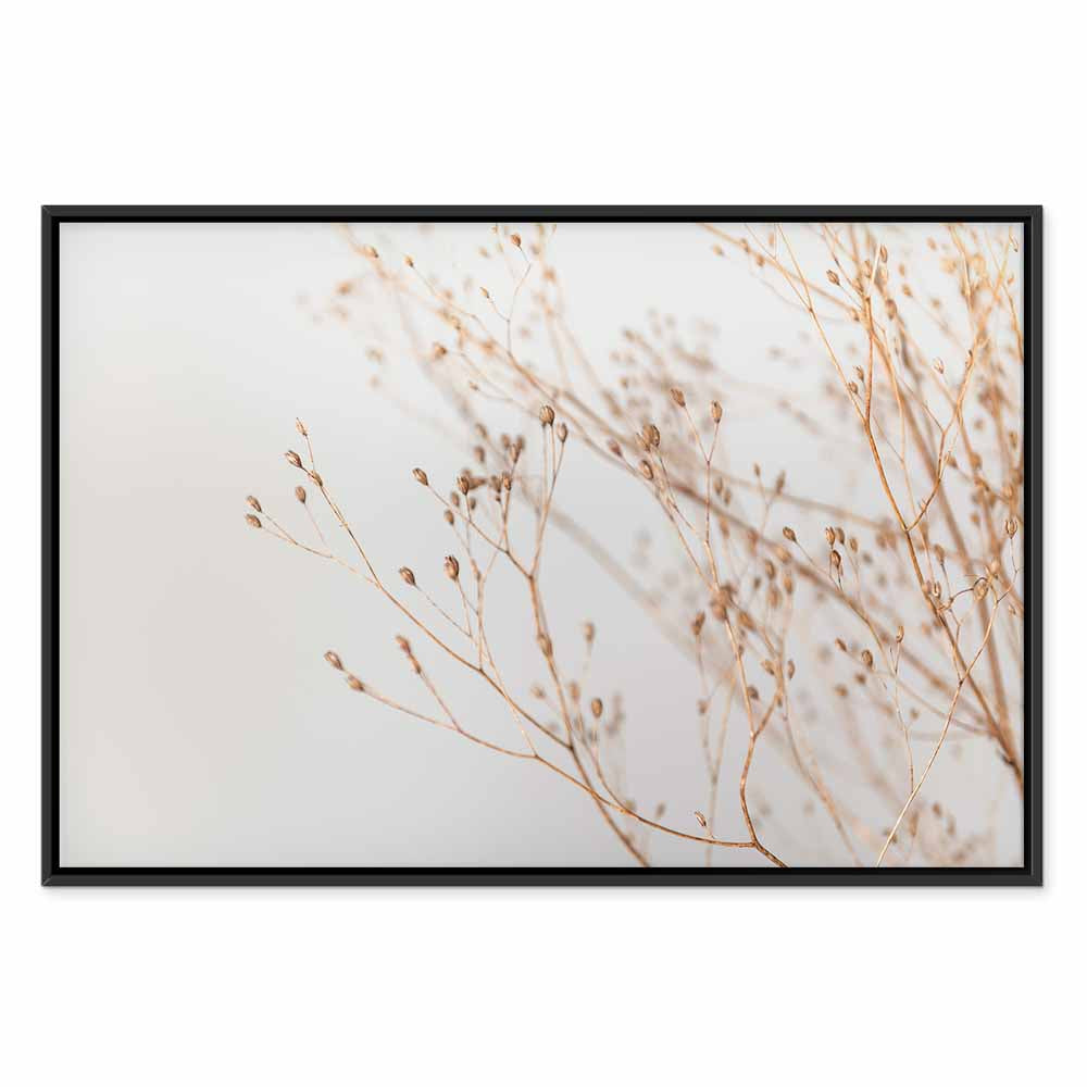 Minimalist Twig Nature Canvas Print