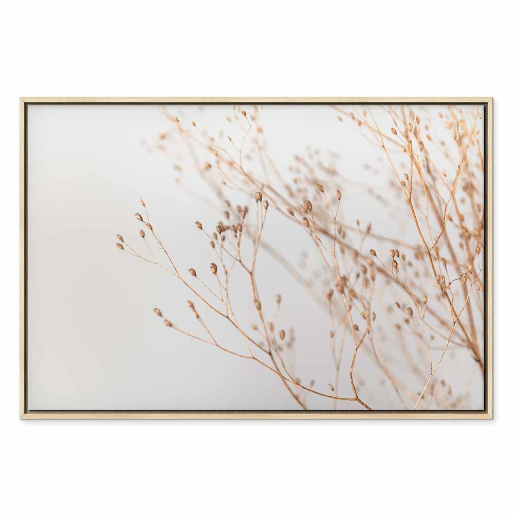 Minimalist Twig Nature Canvas Print