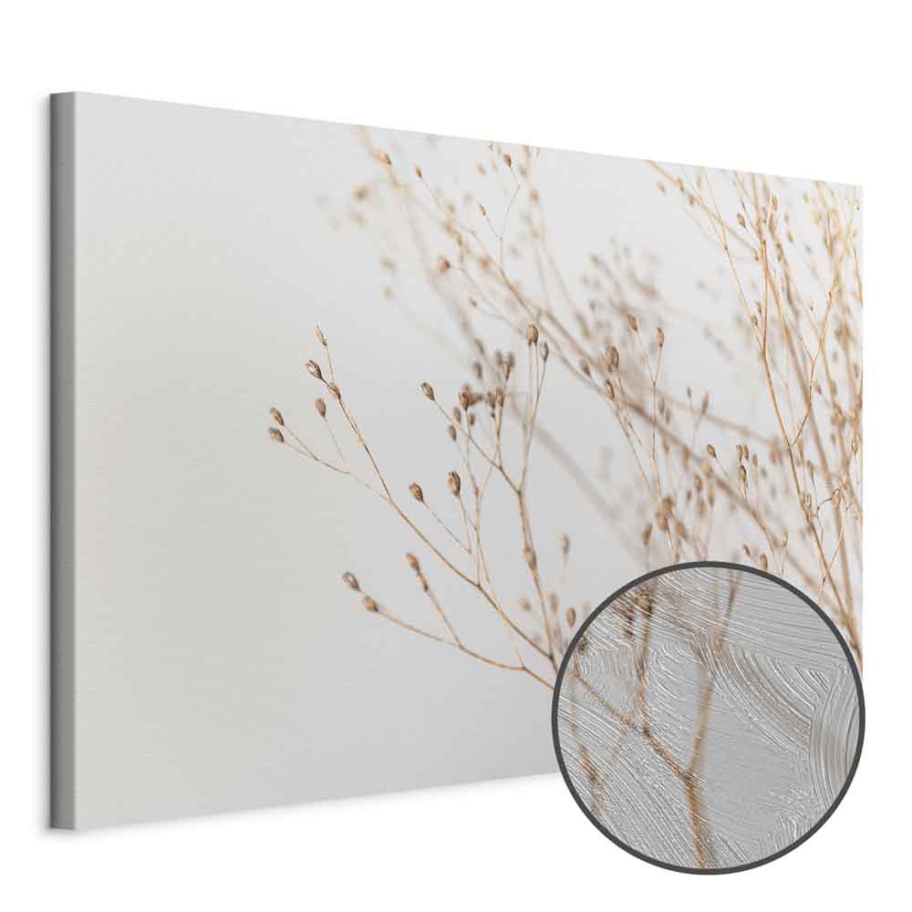 Minimalist Twig Nature Canvas Print