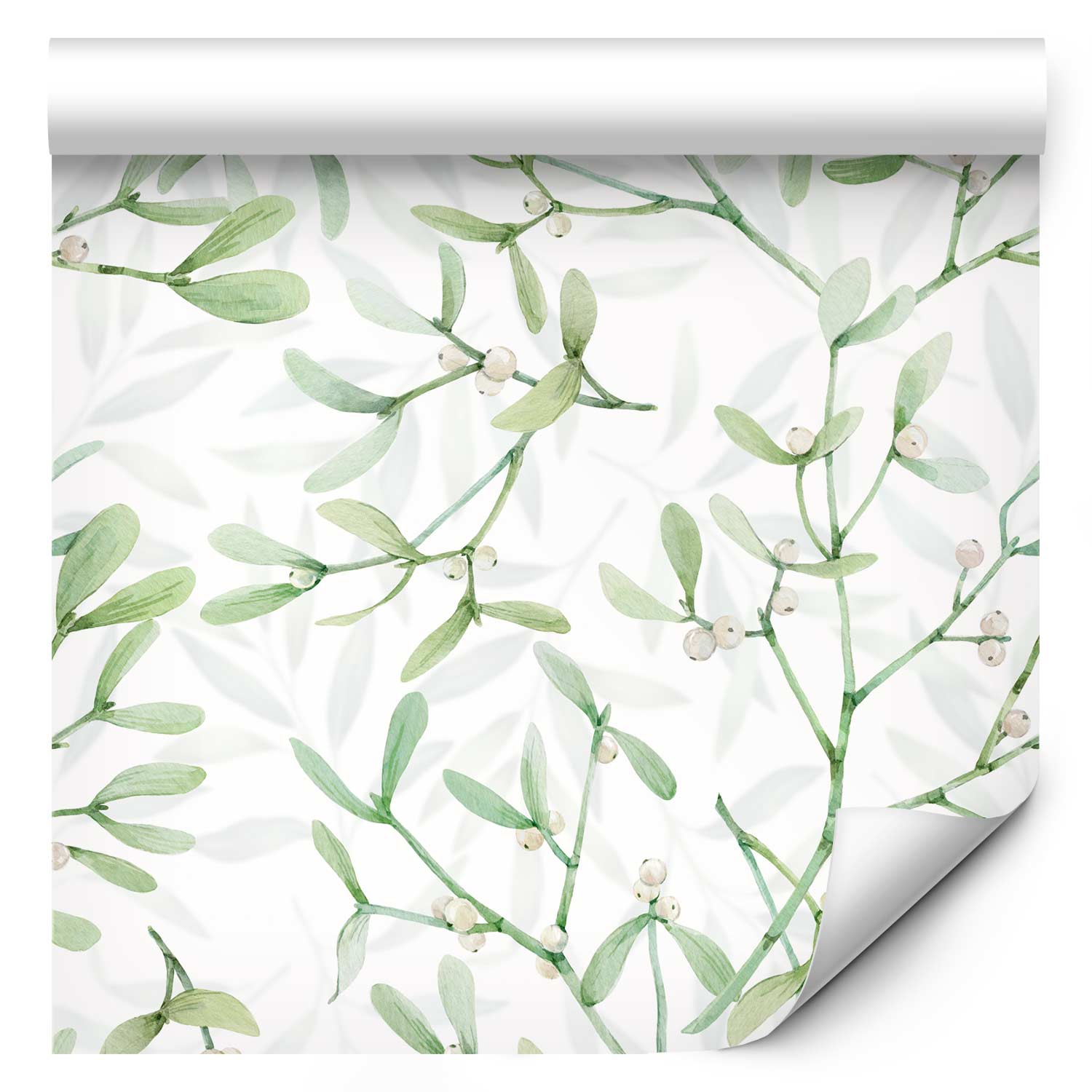Wallpaper Leaves Under the Mistletoe