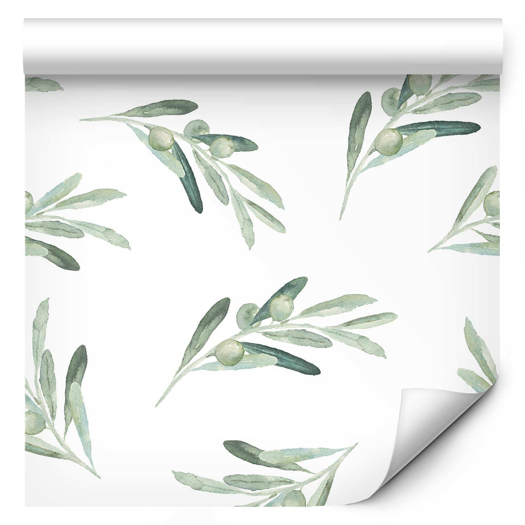 Olive Dance Leaves Wallpaper