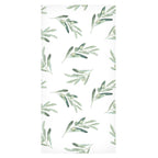 Olive Leaf Pattern Green Wallpaper