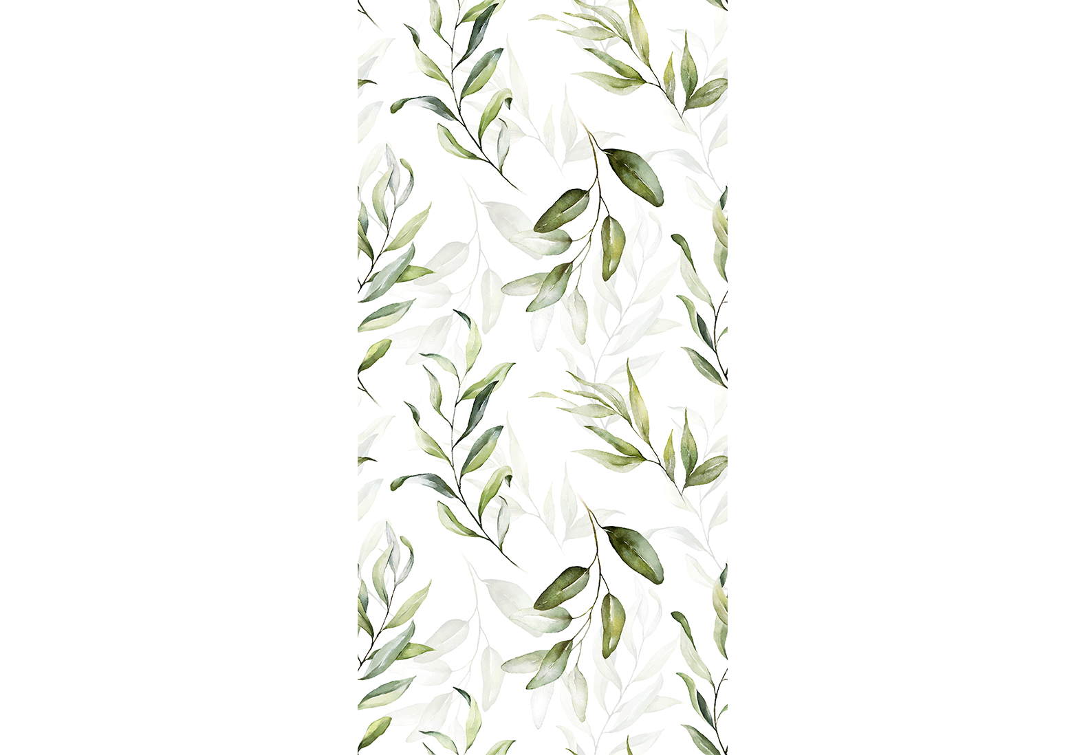 Wallpaper Natural Grace Leaves Design