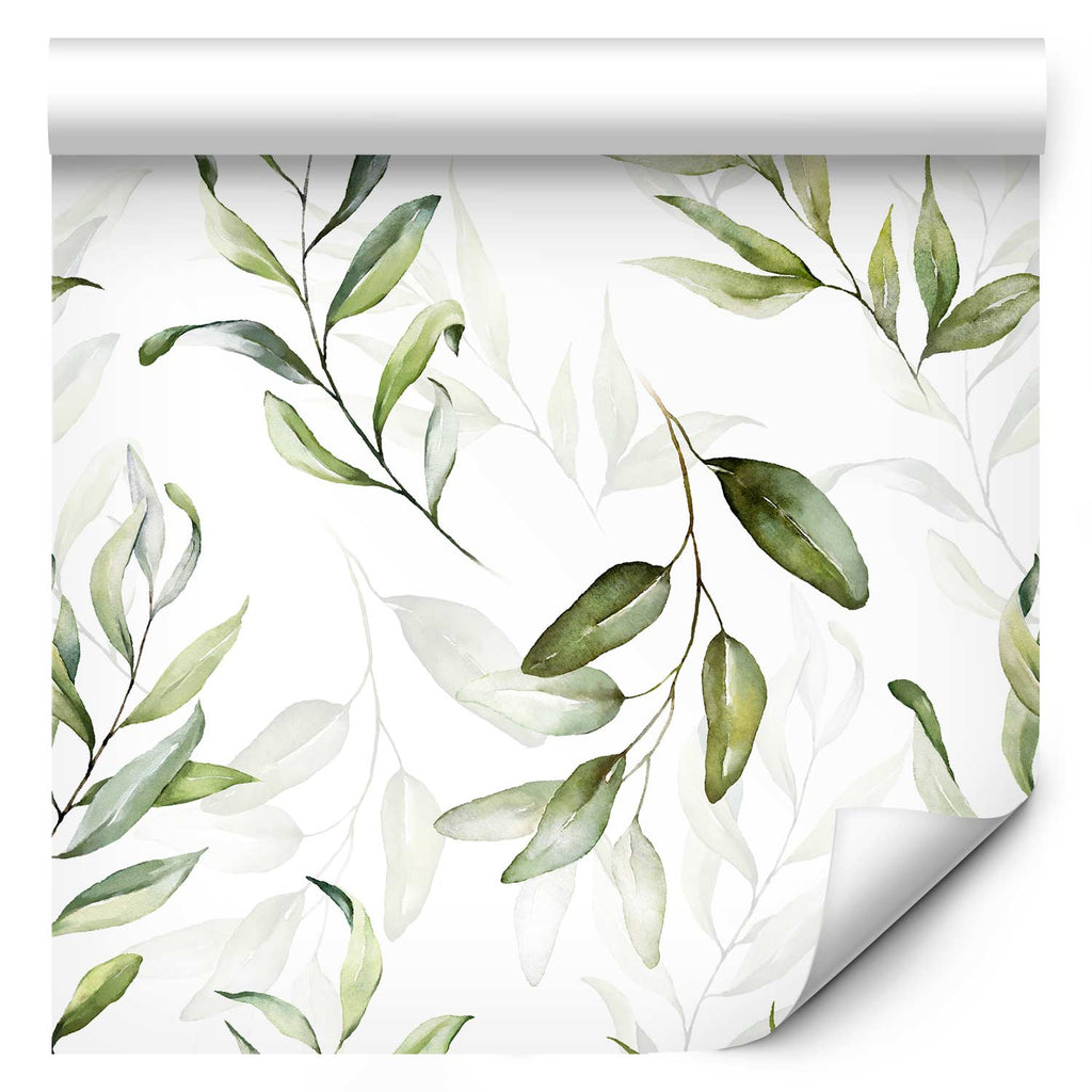 Wallpaper Natural Grace Leaves Design
