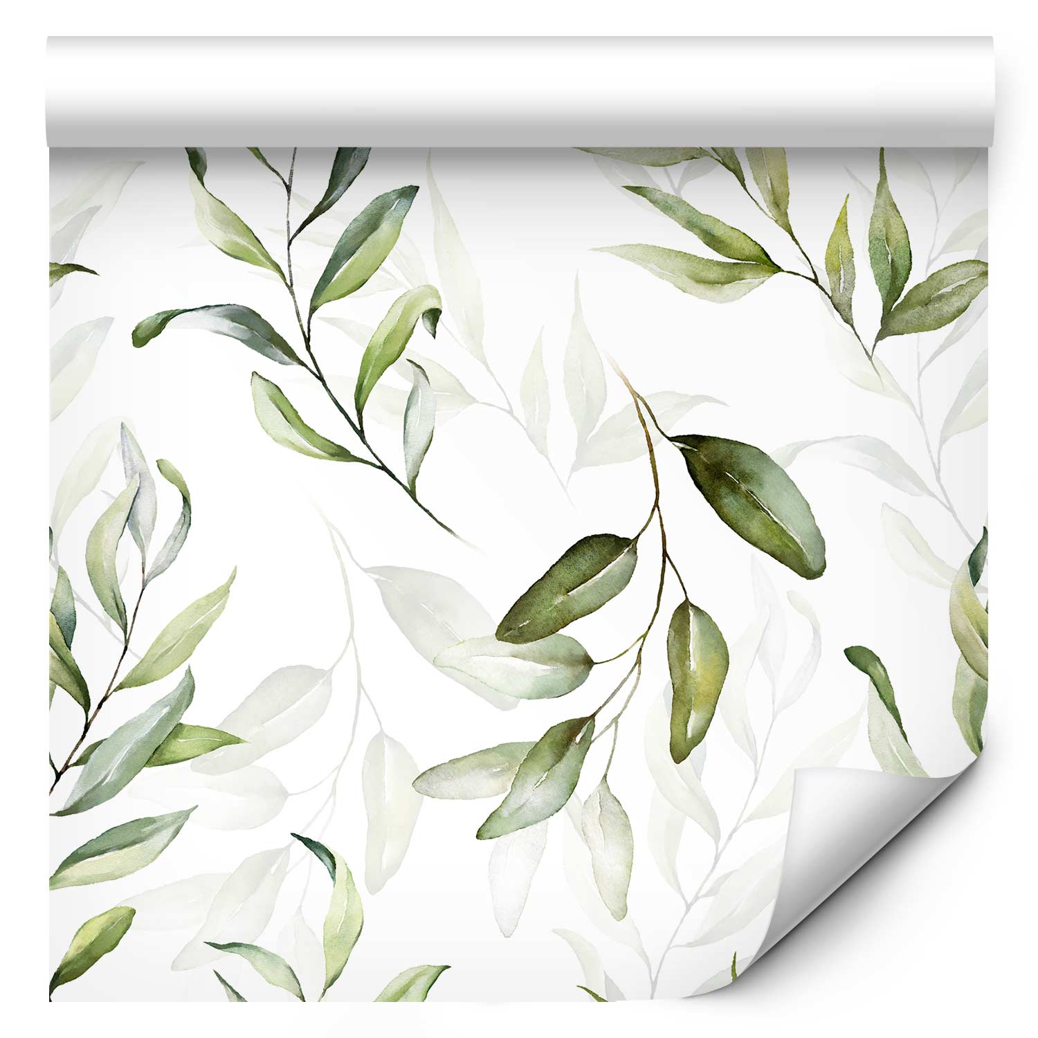 Wallpaper Natural Grace Leaves Design