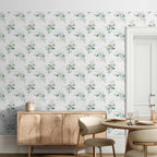 Wallpaper Leaves Green Melodies