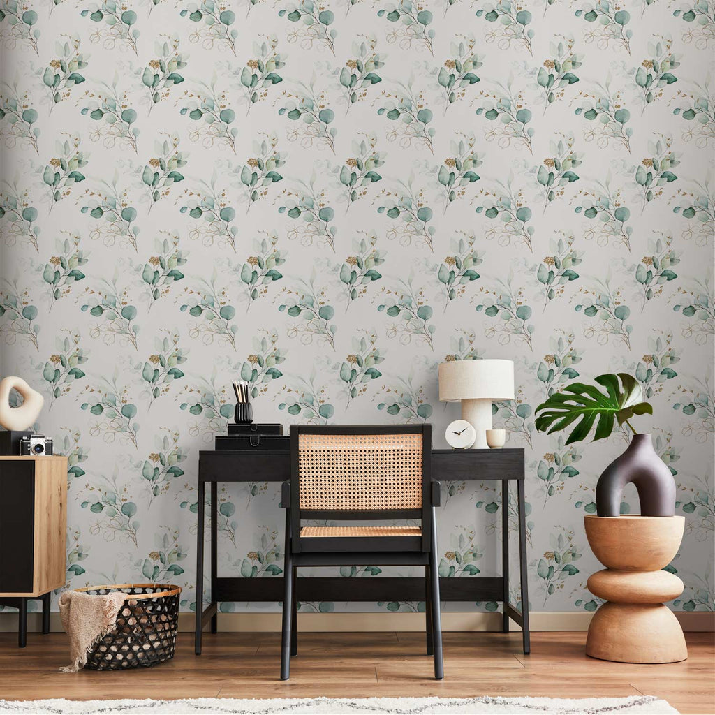 Green Floral Leaves Nature Wallpaper