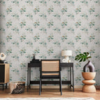 Green Floral Leaves Nature Wallpaper