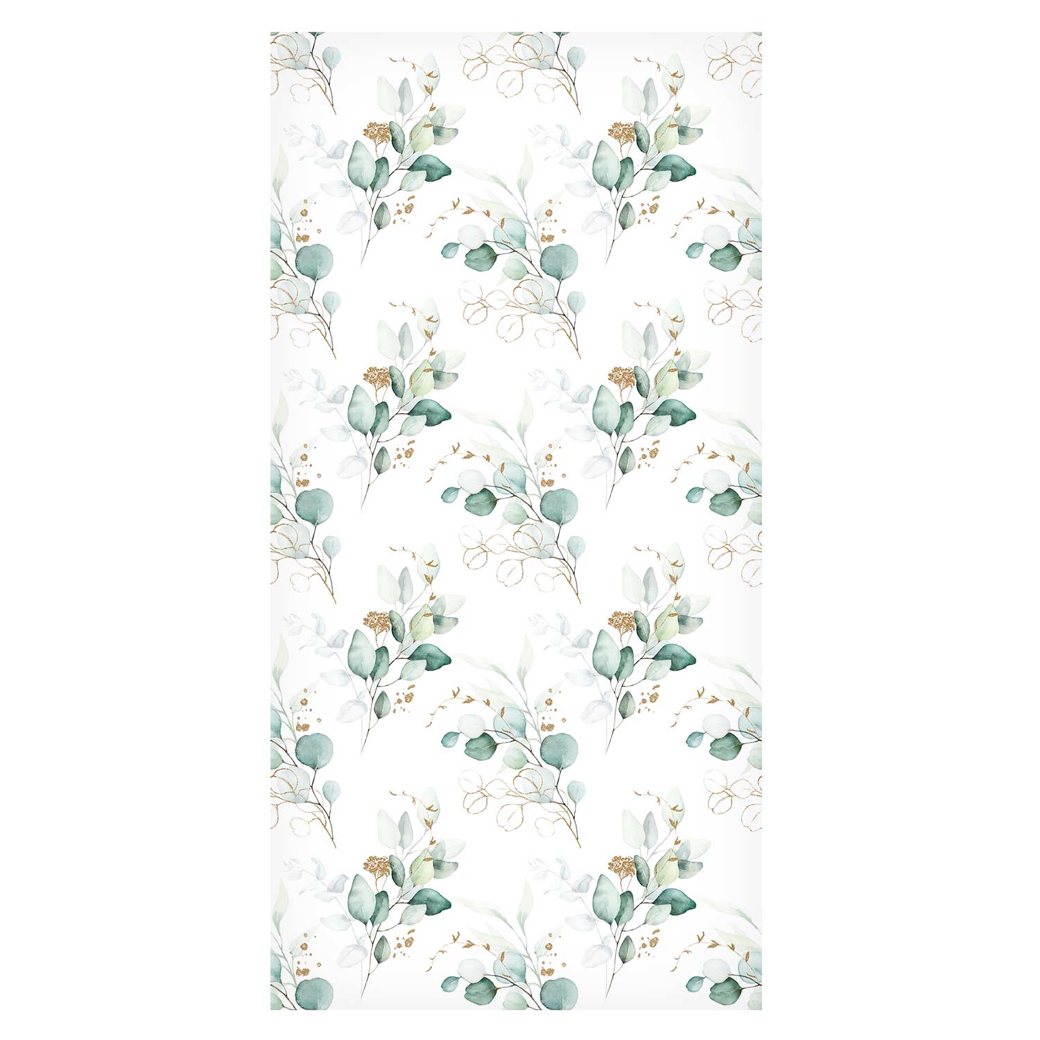 Green Floral Leaves Nature Wallpaper