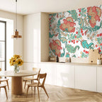 Ethnic Floral Vegetation Wall Mural