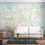 Wall Mural Blossoming Pastels with Floral Motifs
