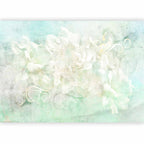 Wall Mural Blossoming Pastels with Floral Motifs
